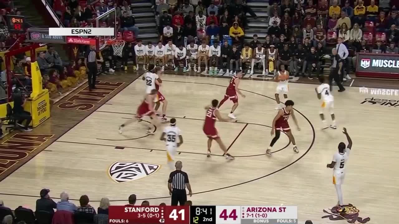 Stanford vs. Arizona State | Game Highlights | Men's College Basketball | 2022-23 Season