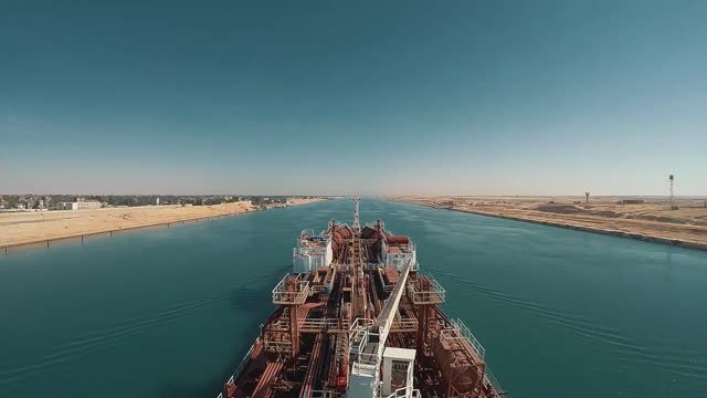 SUEZ CANAL TRANSIT VIDEO TIMELAPSE!