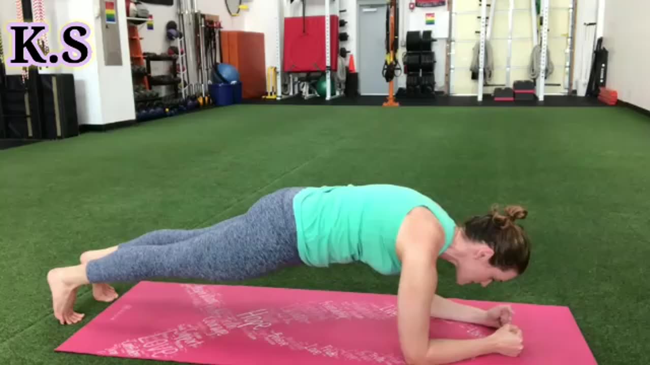 Core exercise for women.