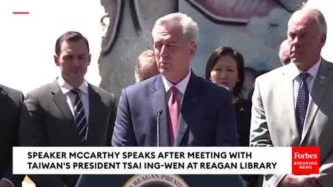 Were Here United Kevin McCarthy Discusses Bipartisan Support For Taiwan