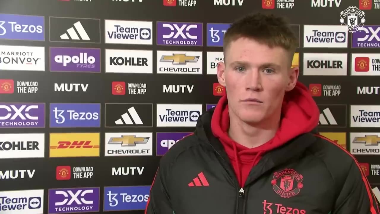 McTominay Reacts To His Two Goals & Erik