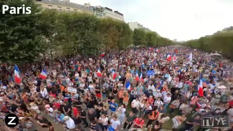 Manifestazioni No green pass in Francia