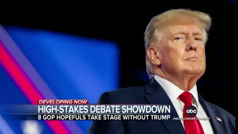 GOP presidential contenders meet face-to-face for first time