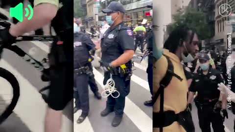 George Floyd Protests Turn Violent in New York as Demonstrators and Police Clash