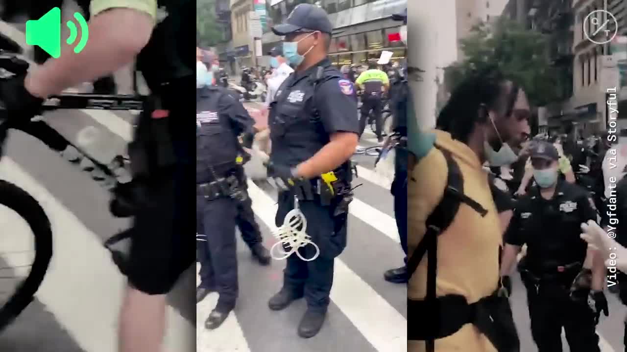 George Floyd Protests Turn Violent in New York as Demonstrators and Police Clash