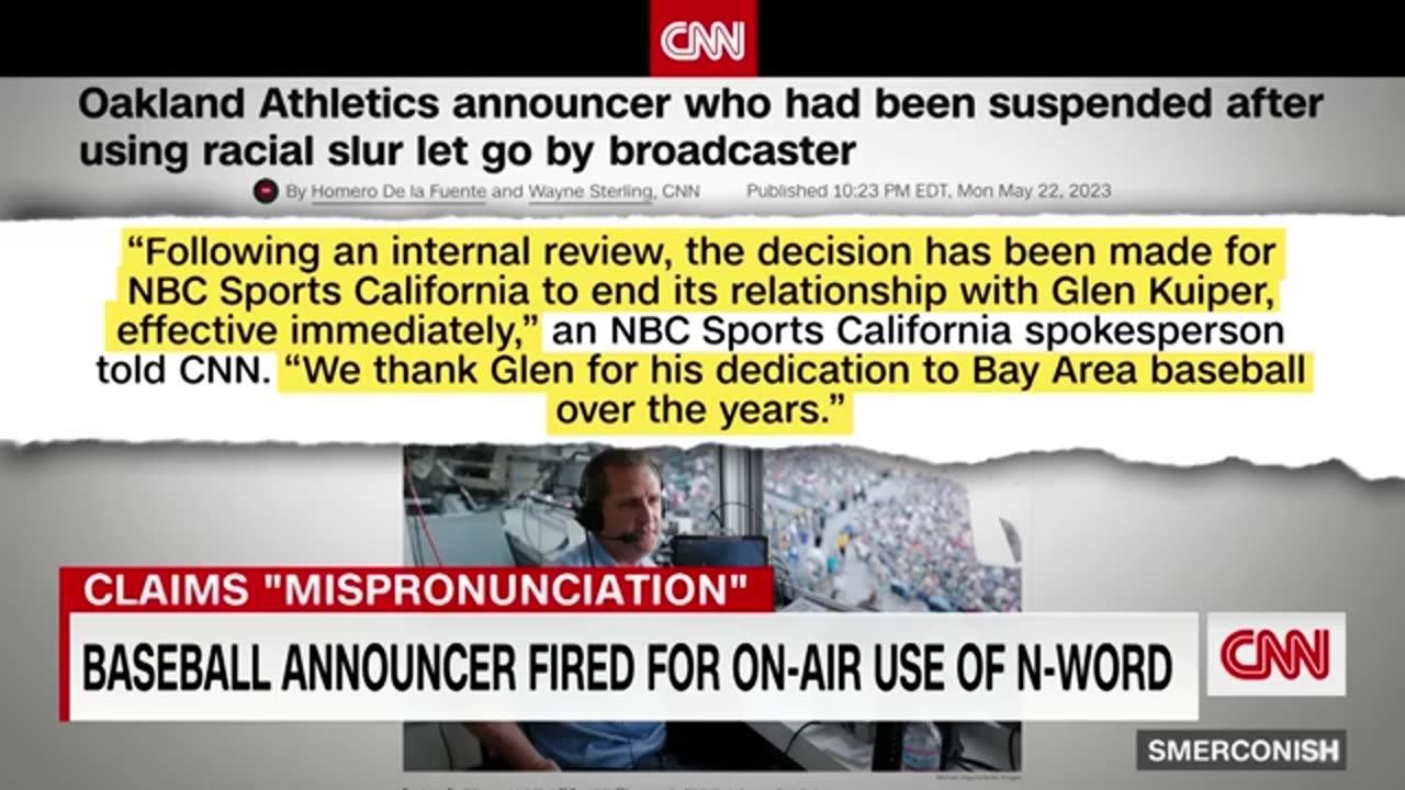 Baseball Announcer