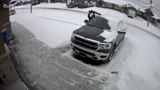 Milwaukee leaf blower and snow