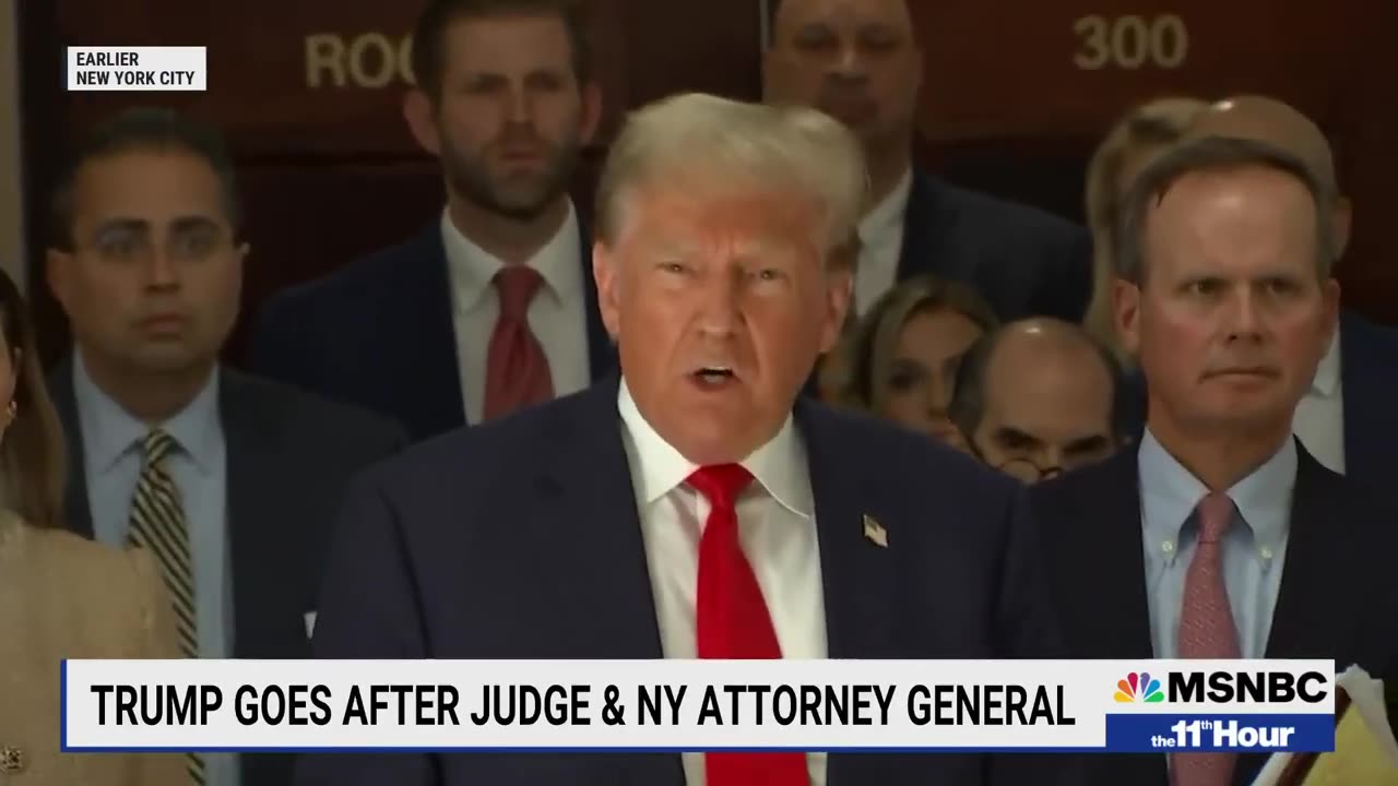 Trump in courtroom for third day of New York civil fraud trial #msnbc #trump #newyork