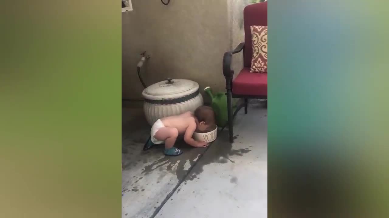 Children fun sweet baby