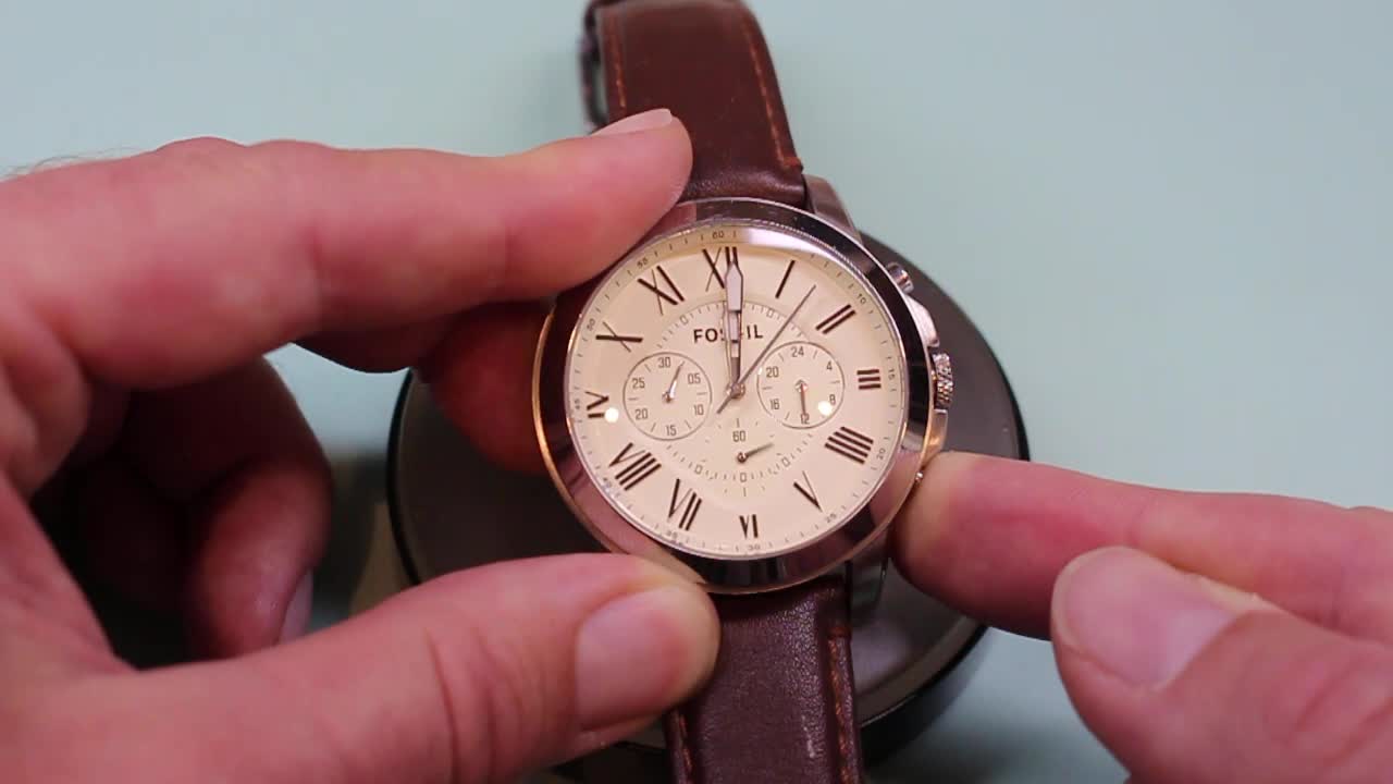 Chronograph Hand Alignment Fossil FS4735 Series Watch