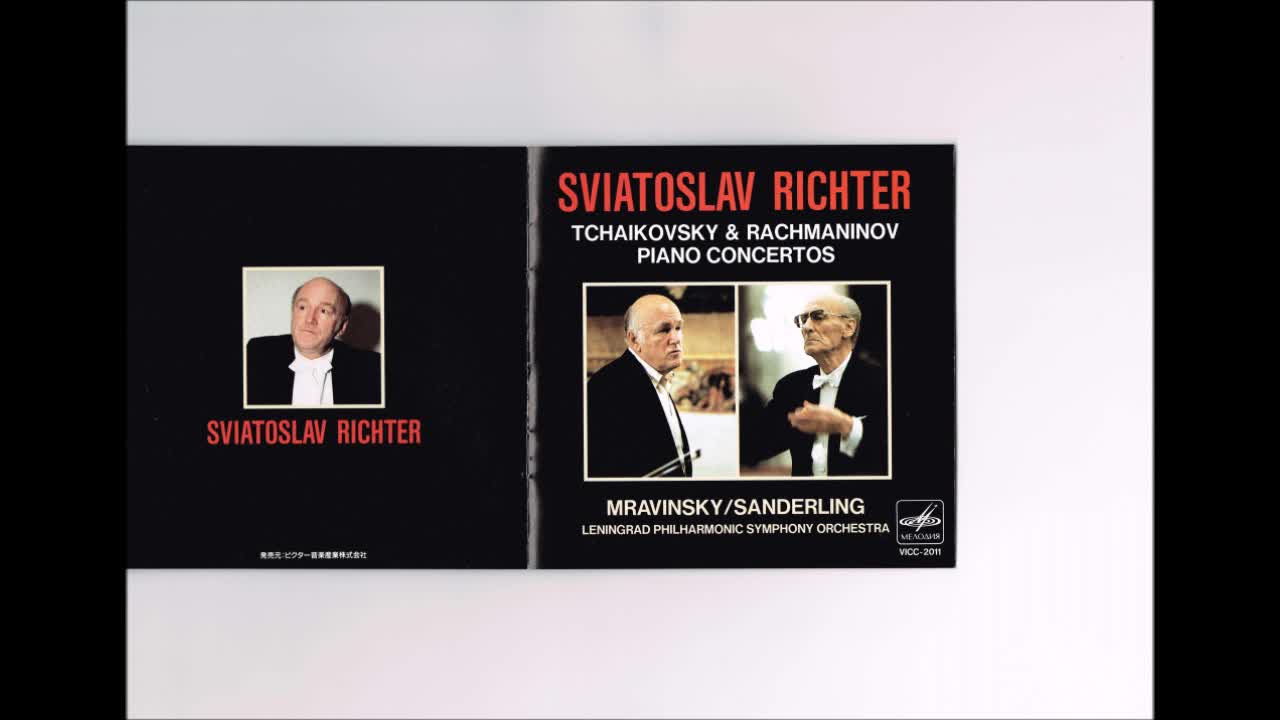 Tchaikovsky - Piano Concerto No.1 Richter Mravinsky Leningrad