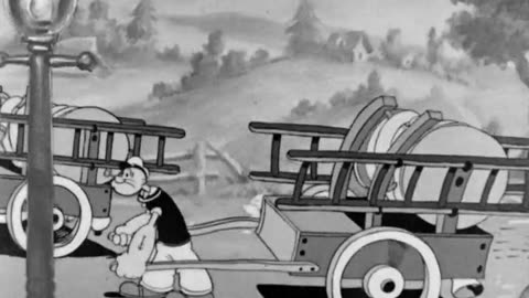 Popeye the Sailor - 1934x10 - The Two-Alarm Fire