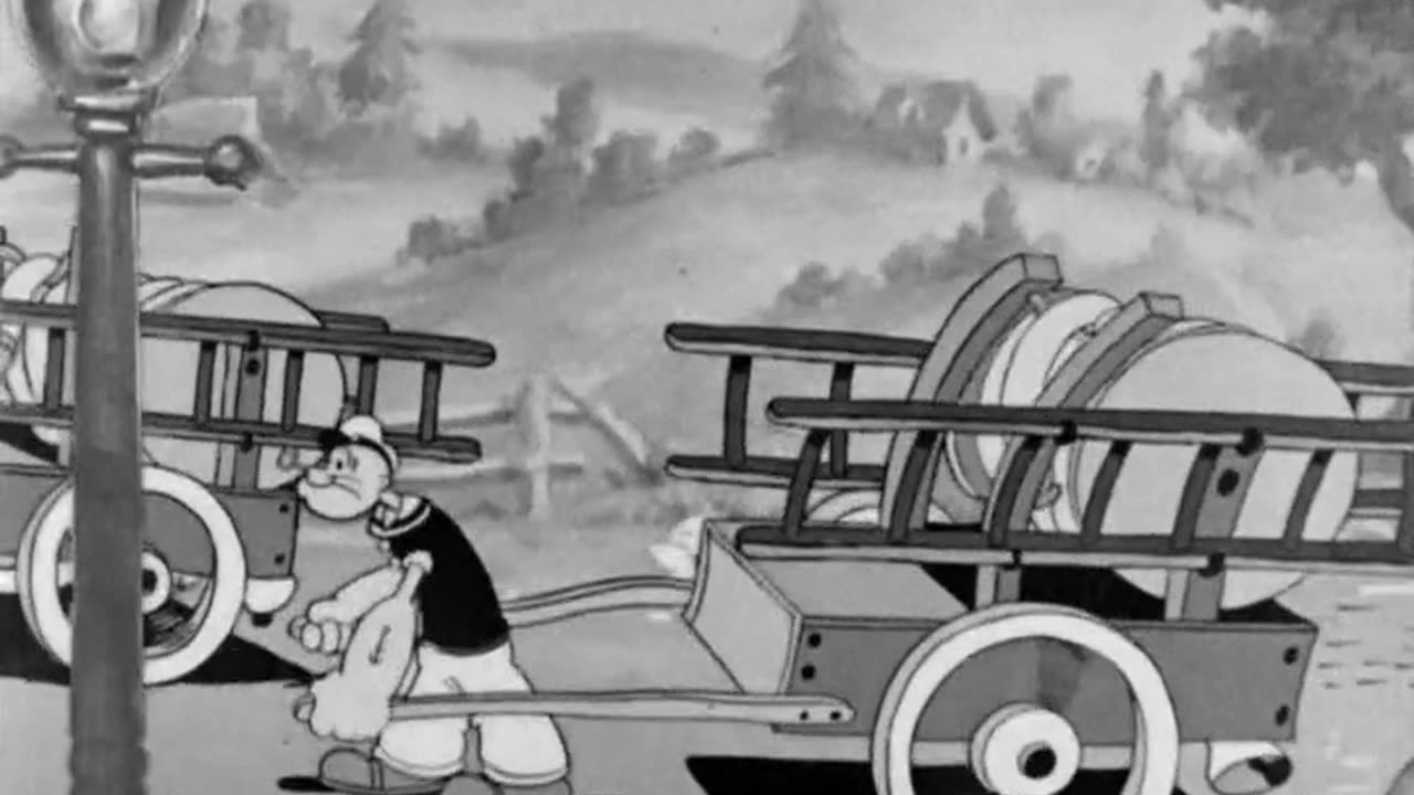 Popeye the Sailor - 1934x10 - The Two-Alarm Fire