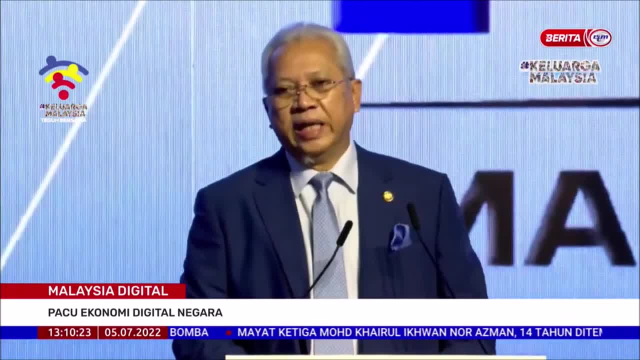 5 JULAI 2022 BERITA TGH HARI - MALAYSIA DIGITAL; PACU EKONOMI DIGITAL NEGARA