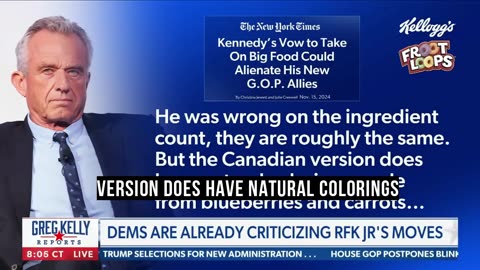 Greg Kelly: RFK Jr. right now is one of my favorites