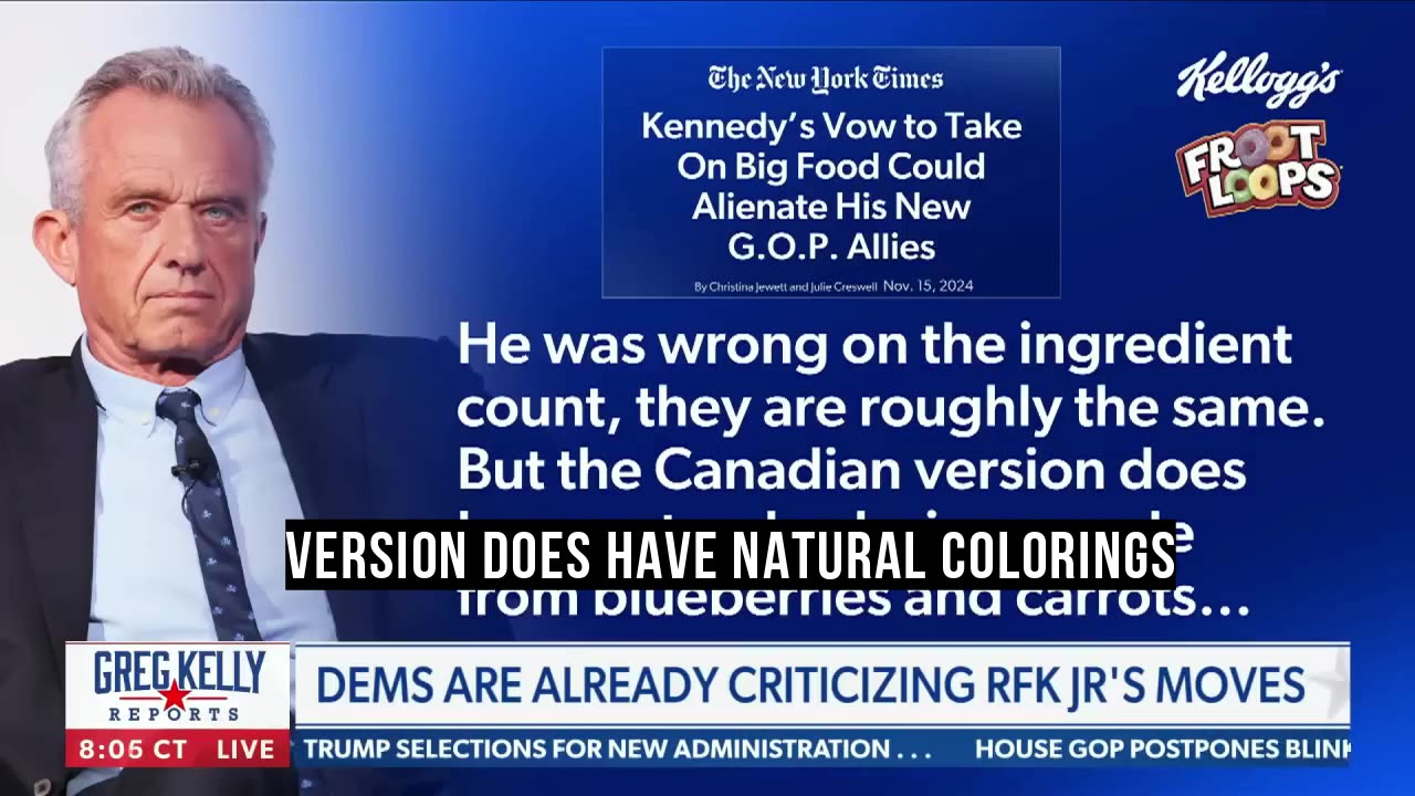 Greg Kelly: RFK Jr. right now is one of my favorites