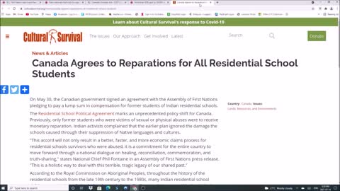 Reparations for Indigenous people