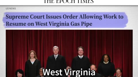 a new ruling has allowed work on the West Virginia gas pipeline to continue.