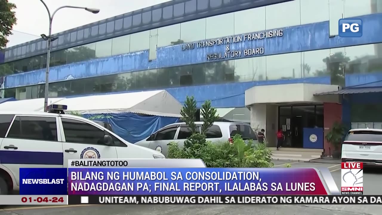 Bilang ng humabol sa consolidation, nadagdagan pa; final report, ilalabas sa Lunes