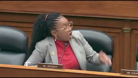 Rep Jasmine Crockett LOSES IT!