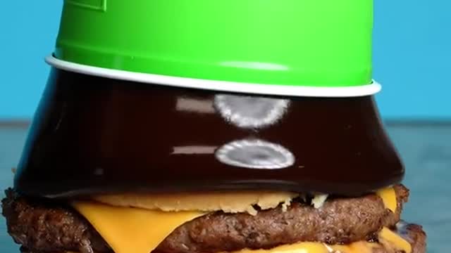 A classic New York cheeseburger