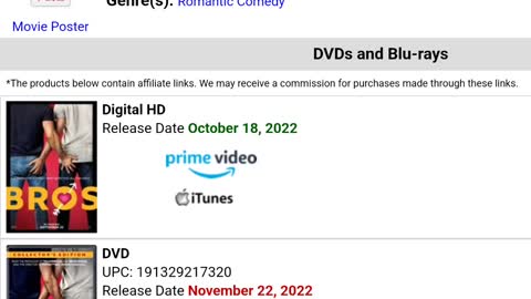 Bros Blu ray and DVD release date confirmed