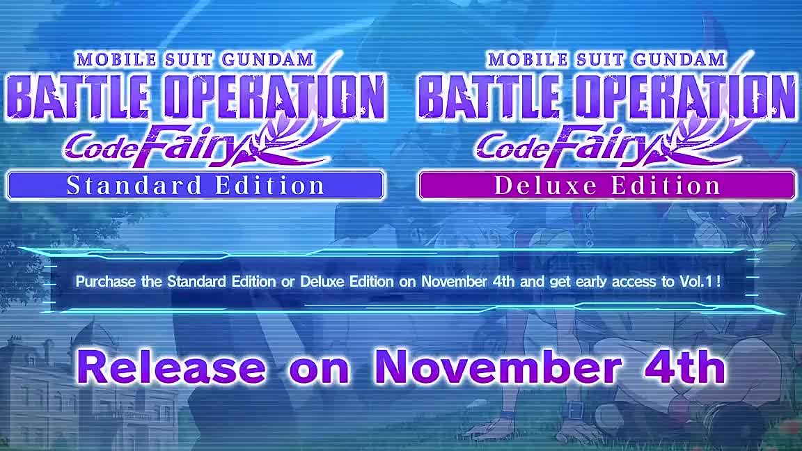 Mobile Suit Gundam Battle Operation Code Fairy - Announcement Trailer PS5, PS4