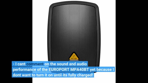 Behringer MPA40BT Portable PA System