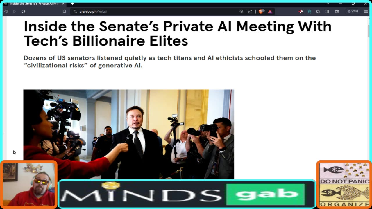 Senate Has Closed Door Hearing to Control AI