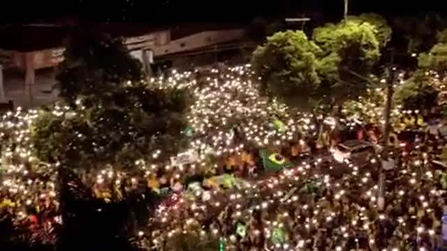 Millions of Brazilians Protest Voter Fraud in front of the Military Command