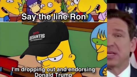 🤣😆🤣 DeSantis endorses Trump