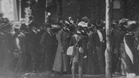 President McKinley's House, Canton, Ohio (1901 Original Black & White Film)