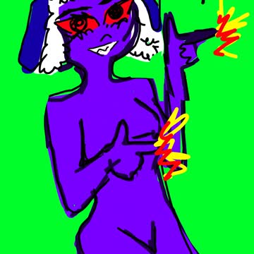 Chaotic animation ak-47