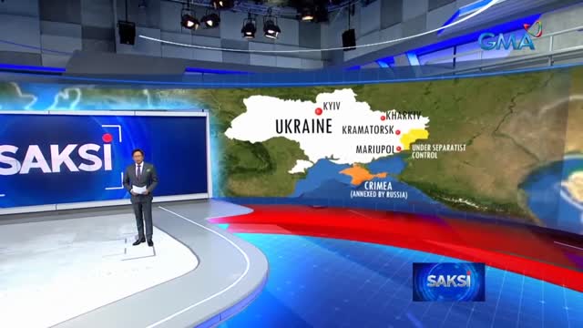 Ilang Pilipino, saksi sa pag-atake ng Russia sa Ukraine | Saksi