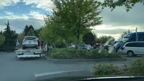 Live - The Peoples Convoy - Back In Woodland Wa