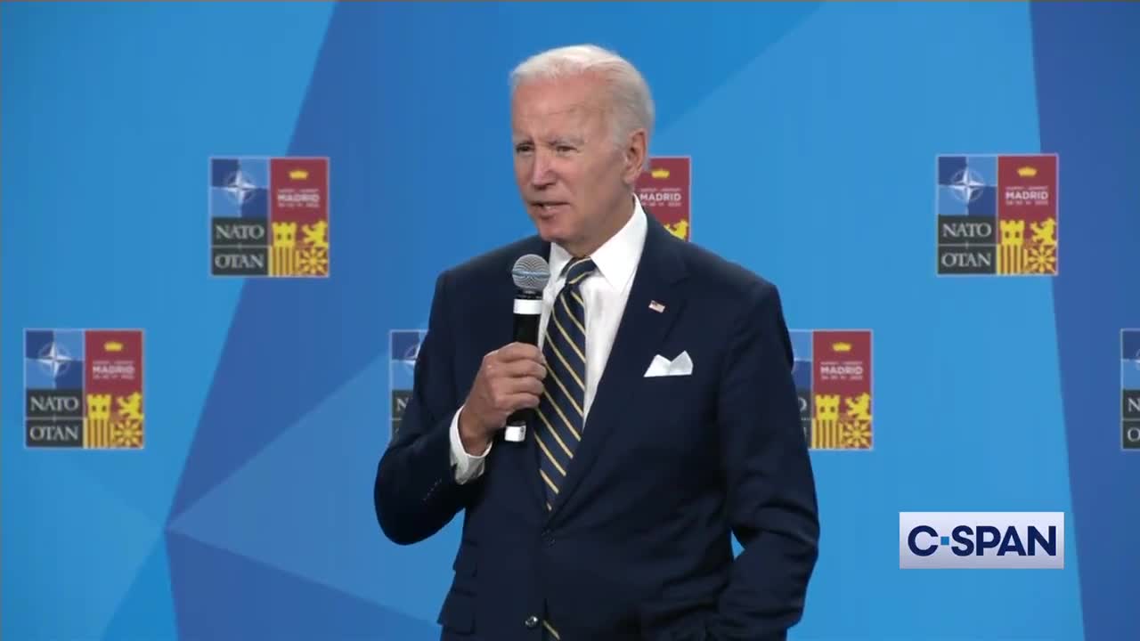 Biden: "You haven't found one person, one world leader to say America is going backwards"