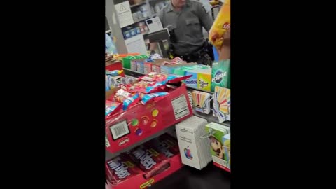 Walmart is Racist Shoplifting Woman Gets Into A Fight With Police Officer