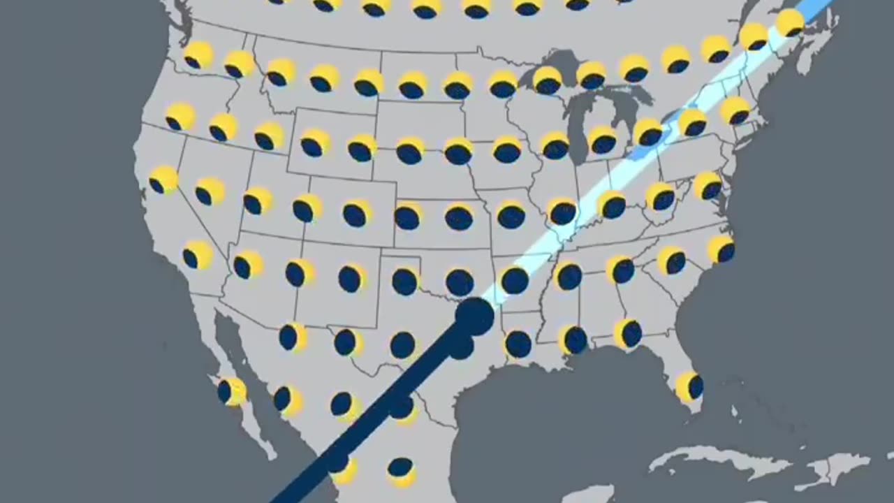 Solar Eclipse Location And Time • 8 April 2024