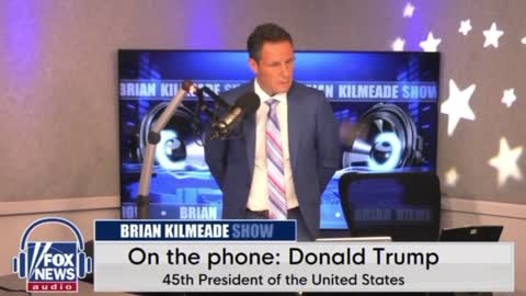 President Trump On The Phone With Brian Kilmeade