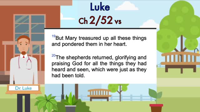 Luke Chapter 2 (A righteous and devout man, Simeon, and a prophet Anna)