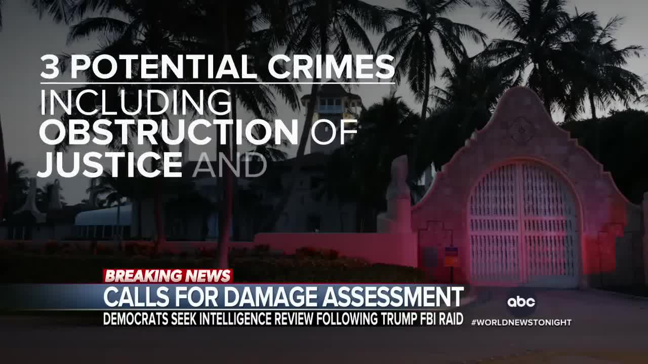 2 Dem lawmakers call for damage assessment after Mar-a-Lago search warrant
