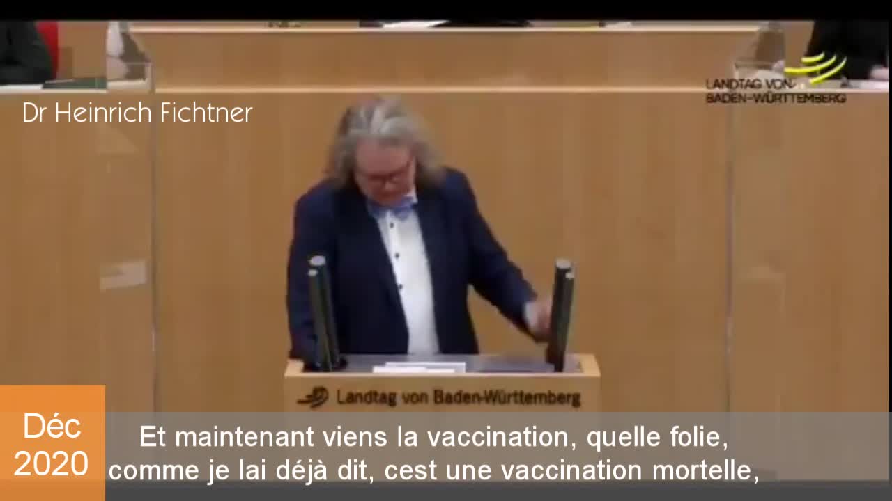 EN DÉCEMBRE 2020 LE DR HEINRICH FIECHTNER METTAIT DÉJÀ SÈRIEUSEMENT EN GARDE CONTRE L'INJECTION !!!