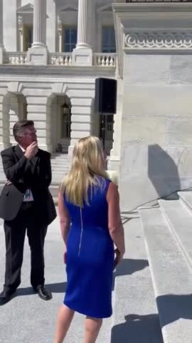 Reps. Marjorie Taylor Greene and Debbie Baby Killer Dingell Screaming Match on Capitol Steps