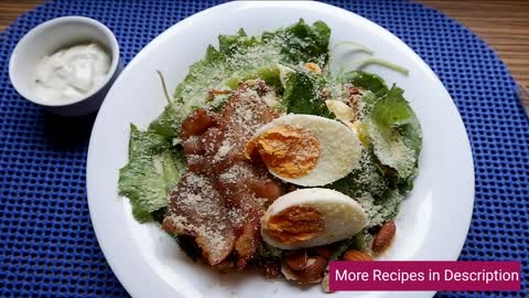 Keto Bacon Salad with Ranch Dressing