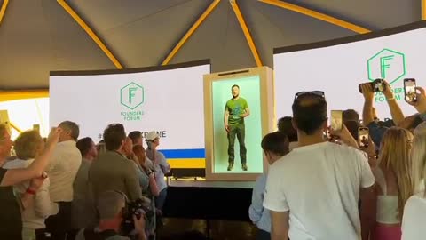 Zelensky Appears As 3D Hologram, Tells Tech Leaders Ukraine Will Lead Global Digital Revolution