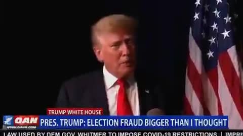 Trump Speaks about the Rigged Election
