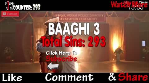 Plenty mistake of Baaghi 3 101 mistakes