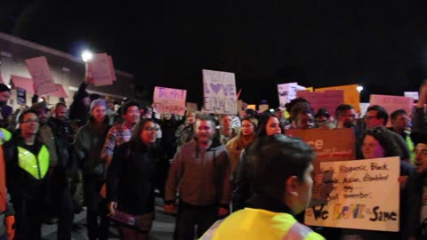 Wild Anti Trump Rally in Ohio