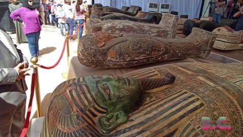 Egypt unveils coffins buried 2,500 years ago
