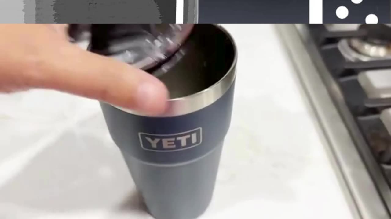 the only drink lid that uses the power of magnets to keep your water,